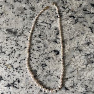 Genuine pearl necklace